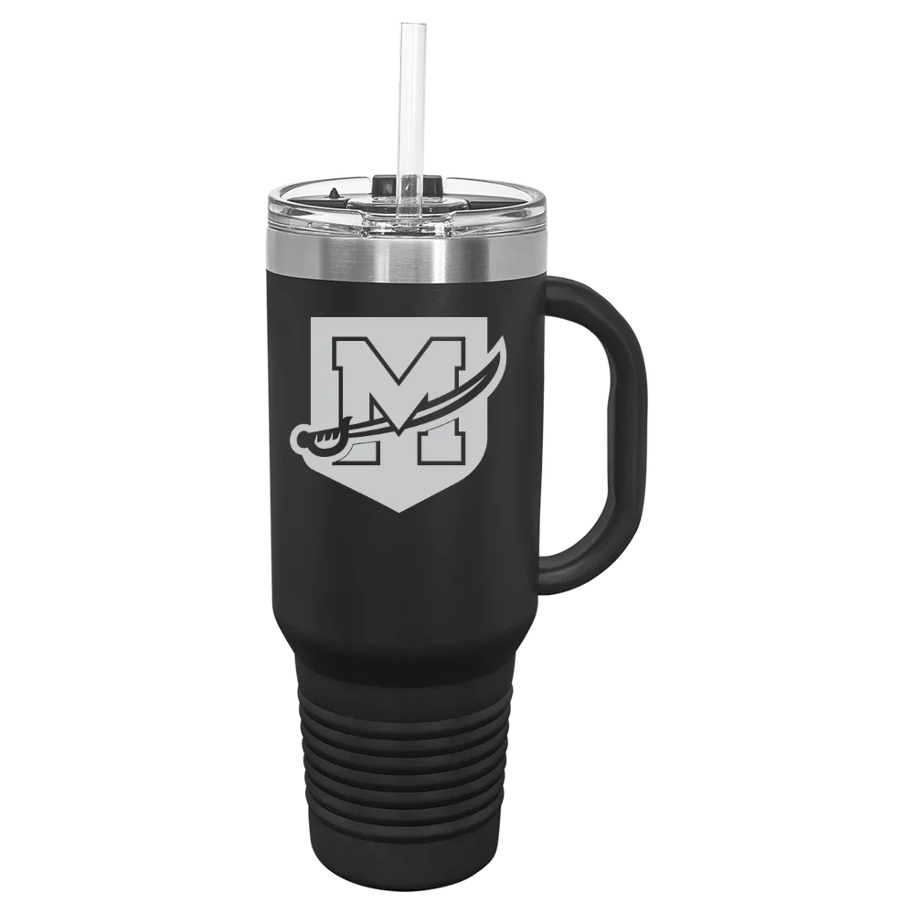University of Mount Union Polar Camel 40 oz. Travel Mug with Snap Lid & Straw