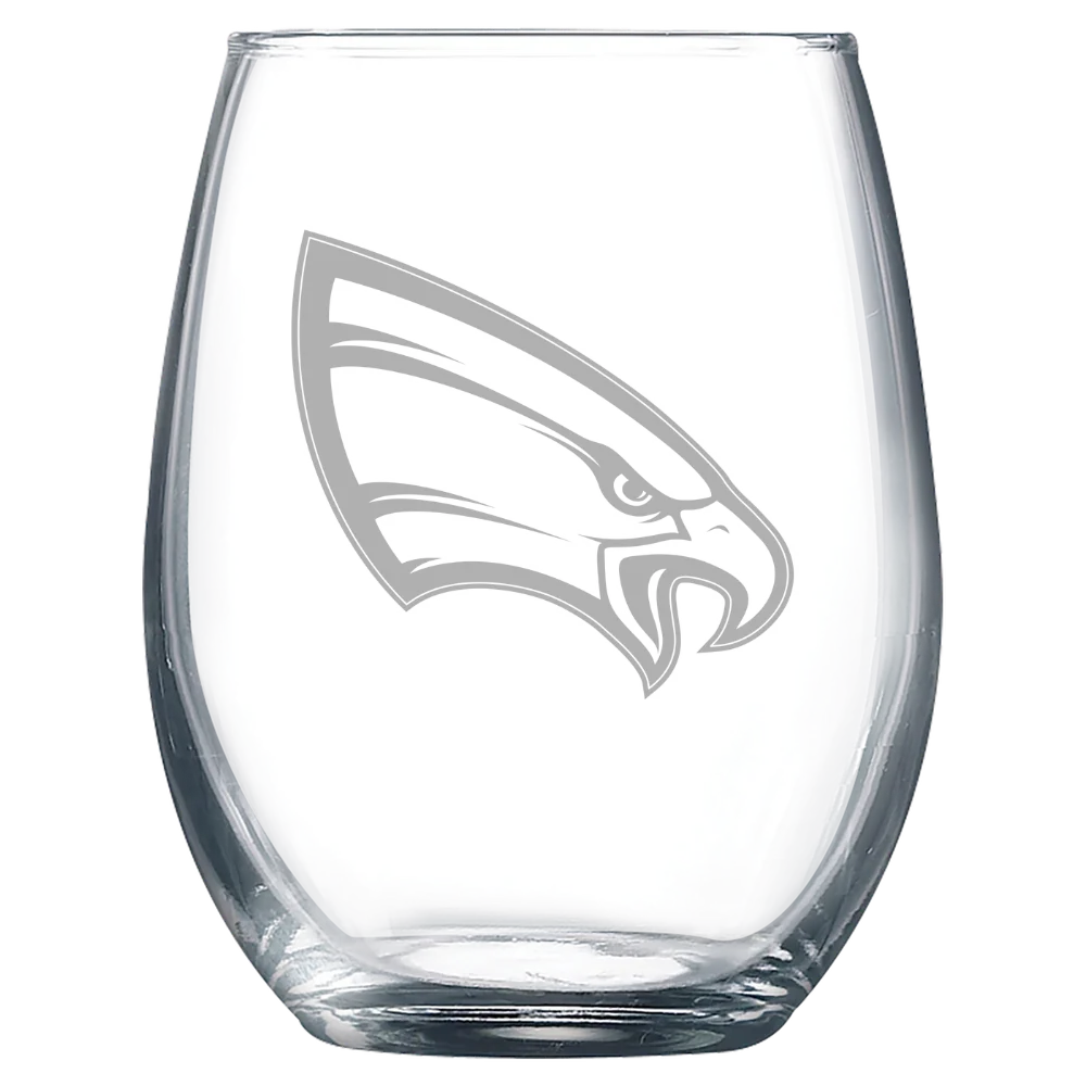 University of Northwestern-St. Paul Polar Camel 9 oz. Stemless Wine Glass