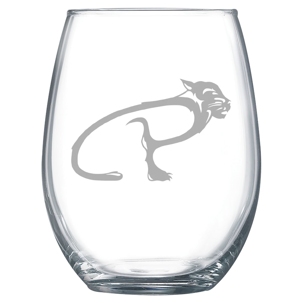 University of Pittsburgh, Bradford Polar Camel 15 oz. Stemless Wine Glass
