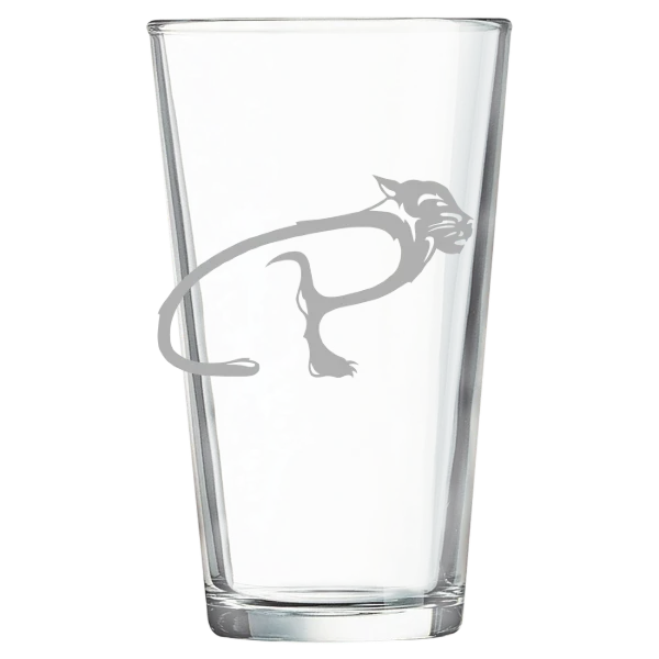 University of Pittsburgh, Bradford Polar Camel 16 oz. Pint Mixing Glass