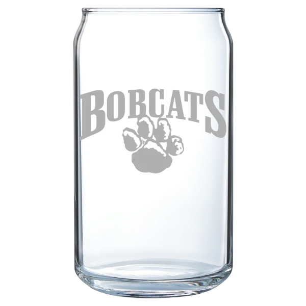 University of Pittsburgh, Greensburg Polar Camel 16 oz. Can Glass
