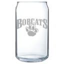 University of Pittsburgh, Greensburg Polar Camel 16 oz. Can Glass