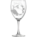 University of Redlands Polar Camel 10 1/2 oz. Wine Glass