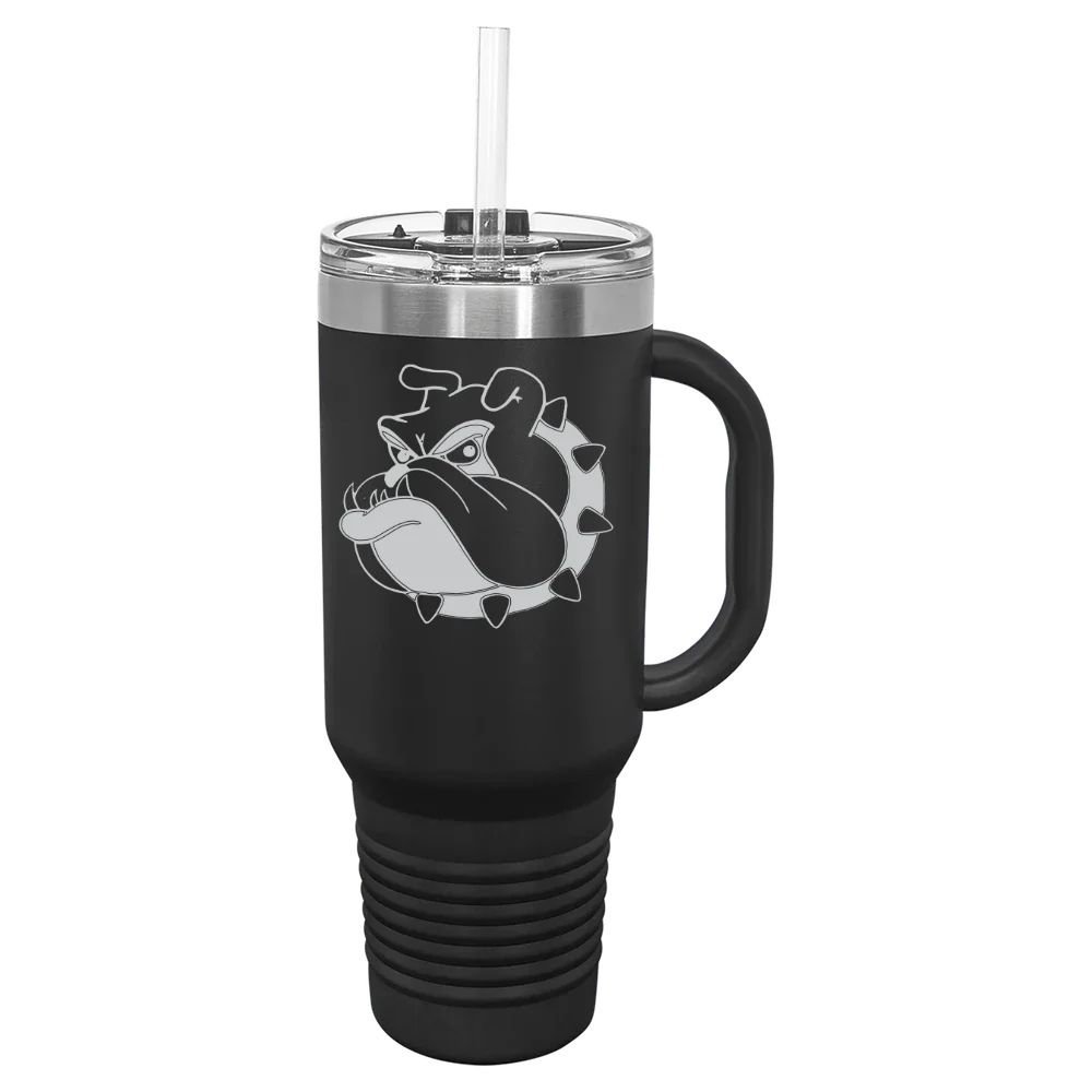University of Redlands Polar Camel 40 oz. Travel Mug with Snap Lid & Straw