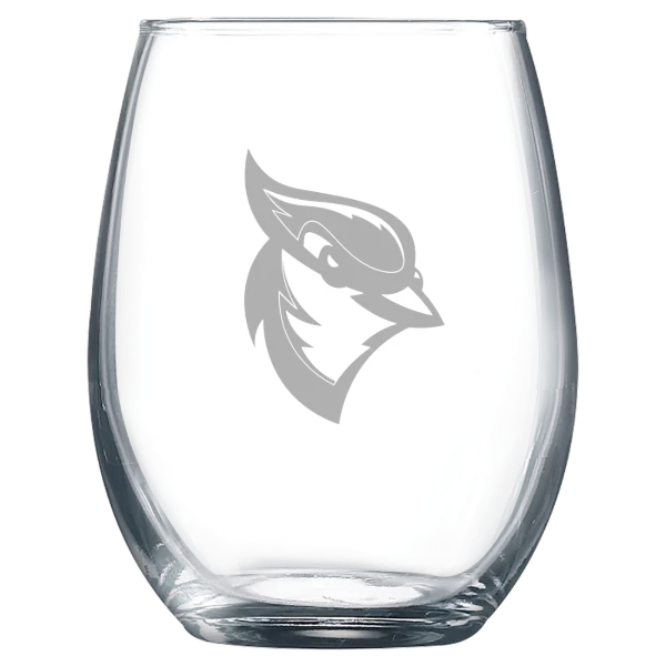 University of Saint Joseph (Connecticut) Polar Camel 9 oz. Stemless Wine Glass