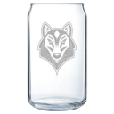 University of Southern Maine Polar Camel 16 oz. Can Glass