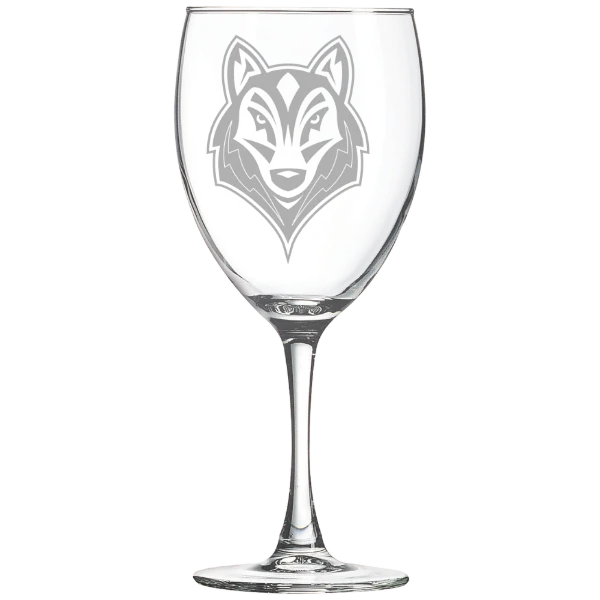 University of Southern Maine Polar Camel 10 1/2 oz. Wine Glass