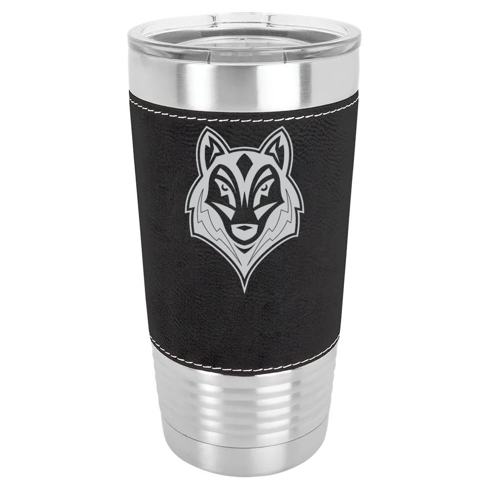 University of Southern Maine Polar Camel 20 oz. Leatherette Grip Tumbler with Standard Lid
