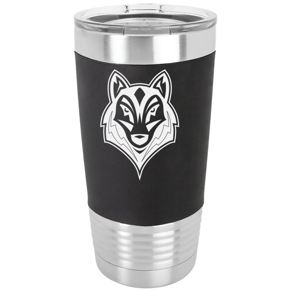 University of Southern Maine Polar Camel 20 oz. Silicone Grip Tumbler with Standard Lid