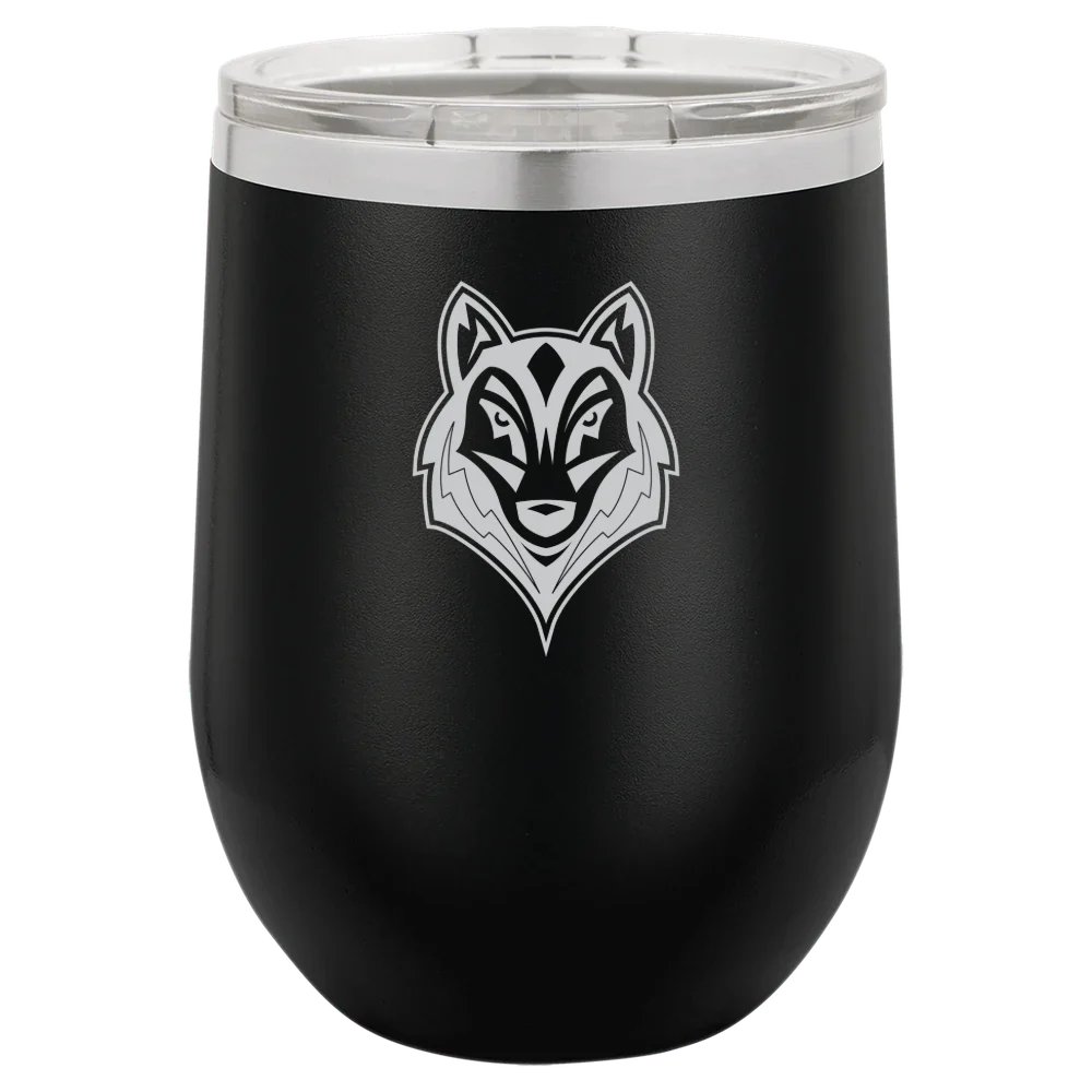University of Southern Maine Polar Camel 12 oz. Stemless Wine Tumbler