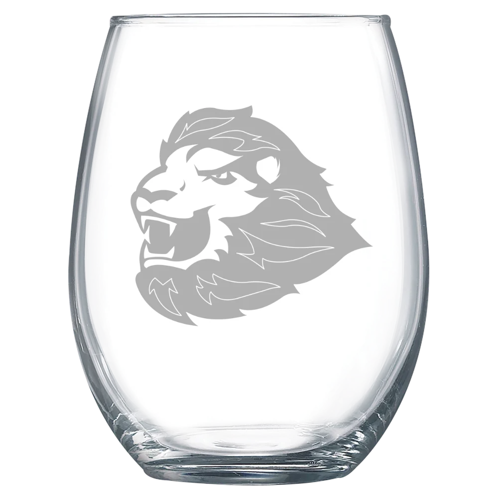 University of St. Thomas (Texas) Polar Camel 15 oz. Stemless Wine Glass