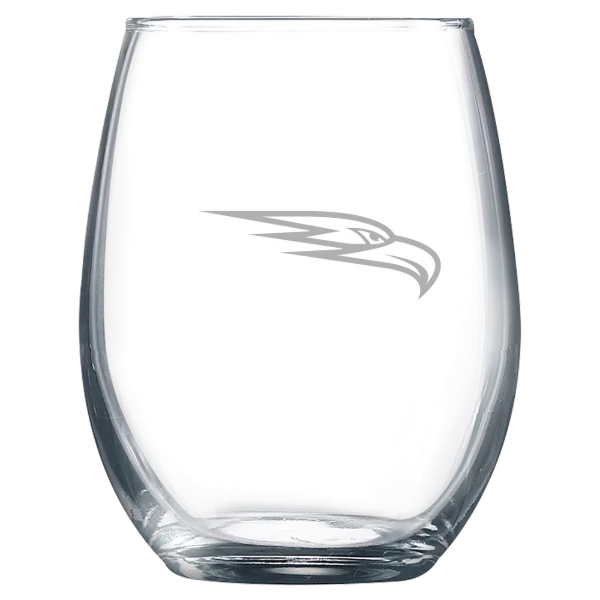 University of the Ozarks (Arkansas) Polar Camel 9 oz. Stemless Wine Glass