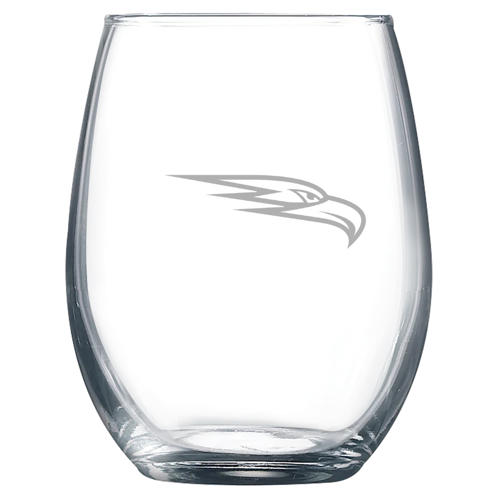 University of the Ozarks (Arkansas) Polar Camel 9 oz. Stemless Wine Glass