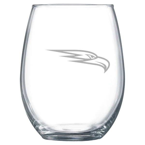 University of the Ozarks (Arkansas) Polar Camel 15 oz. Stemless Wine Glass