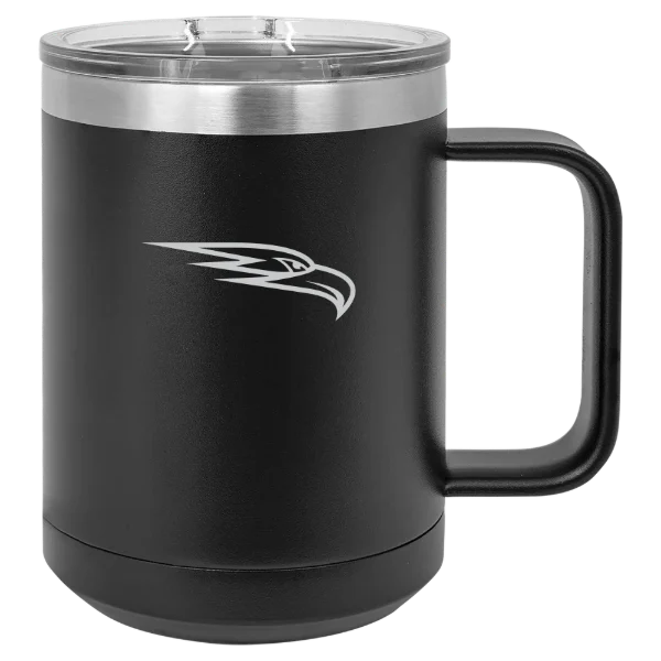 University of the Ozarks (Arkansas) Polar Camel 15 oz. Mug with Slider Lid
