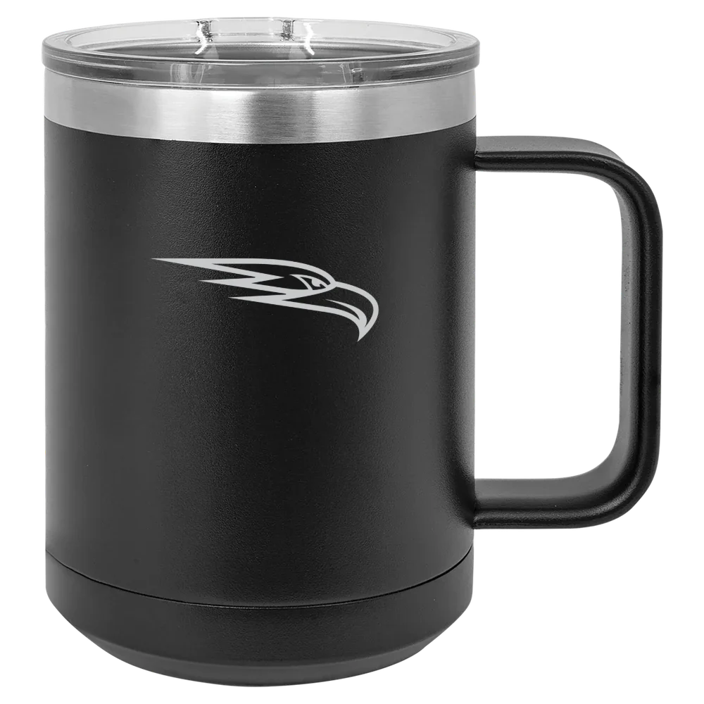 University of the Ozarks (Arkansas) Polar Camel 15 oz. Mug with Slider Lid