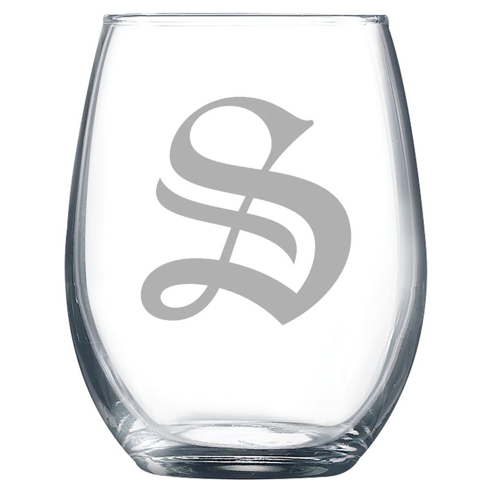 University of the South Polar Camel 9 oz. Stemless Wine Glass