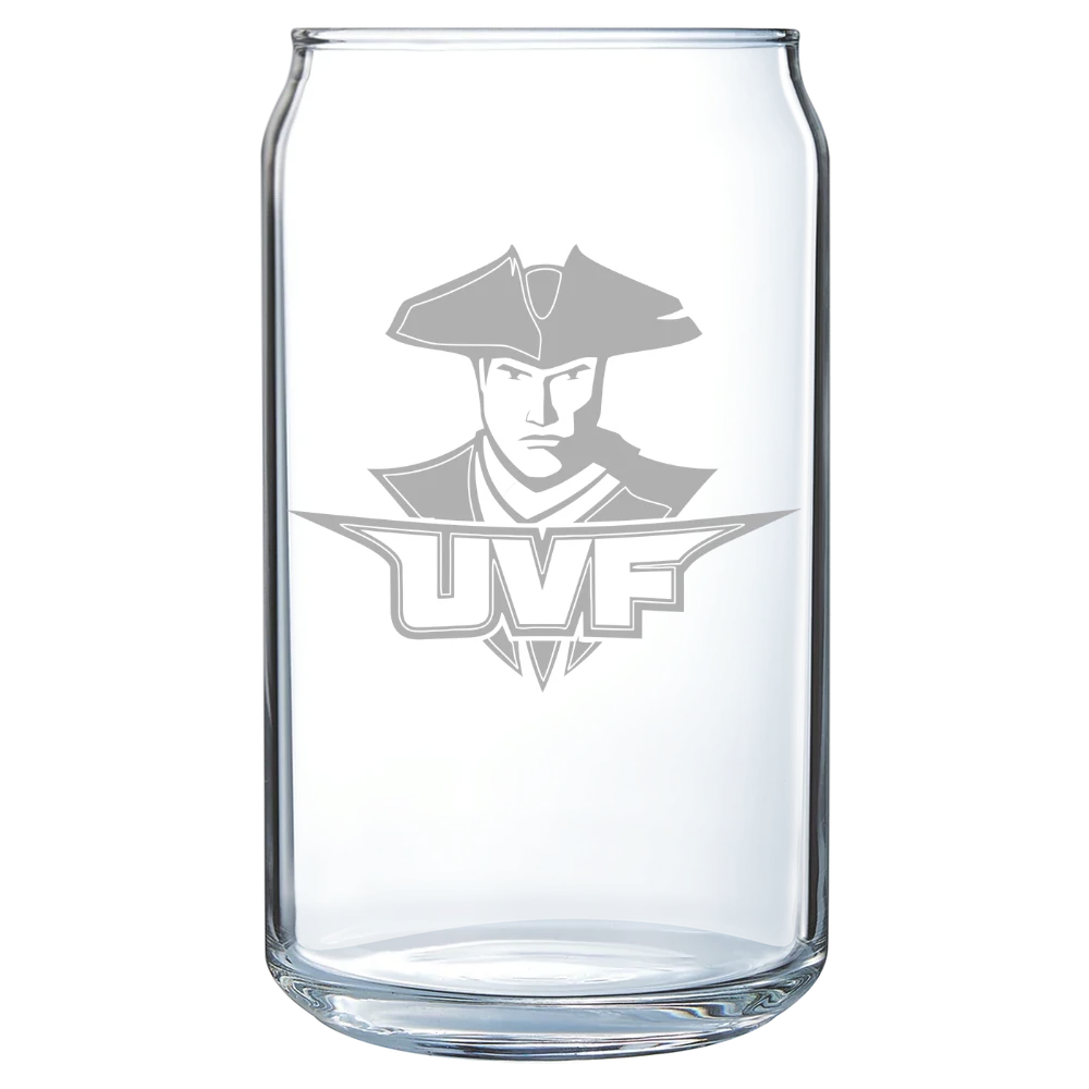 University of Valley Forge Polar Camel 16 oz. Can Glass