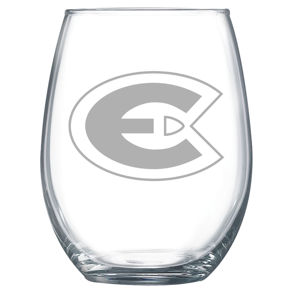 University of Wisconsin-Eau Claire Polar Camel 15 oz. Stemless Wine Glass