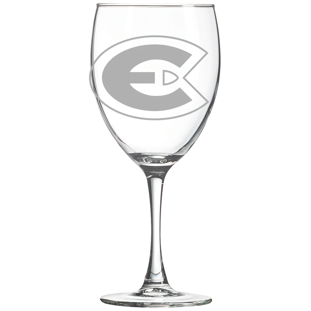University of Wisconsin-Eau Claire Polar Camel 10 1/2 oz. Wine Glass