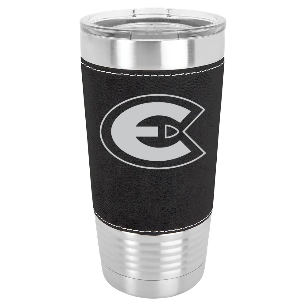 University of Wisconsin-Eau Claire Polar Camel 20 oz. Leatherette Grip Tumbler with Standard Lid