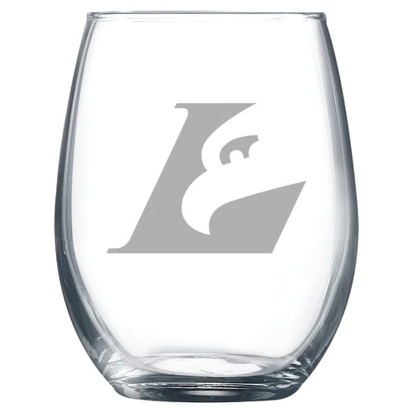 University of Wisconsin-La Crosse Polar Camel 9 oz. Stemless Wine Glass