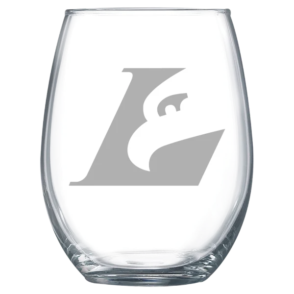 University of Wisconsin-La Crosse Polar Camel 15 oz. Stemless Wine Glass