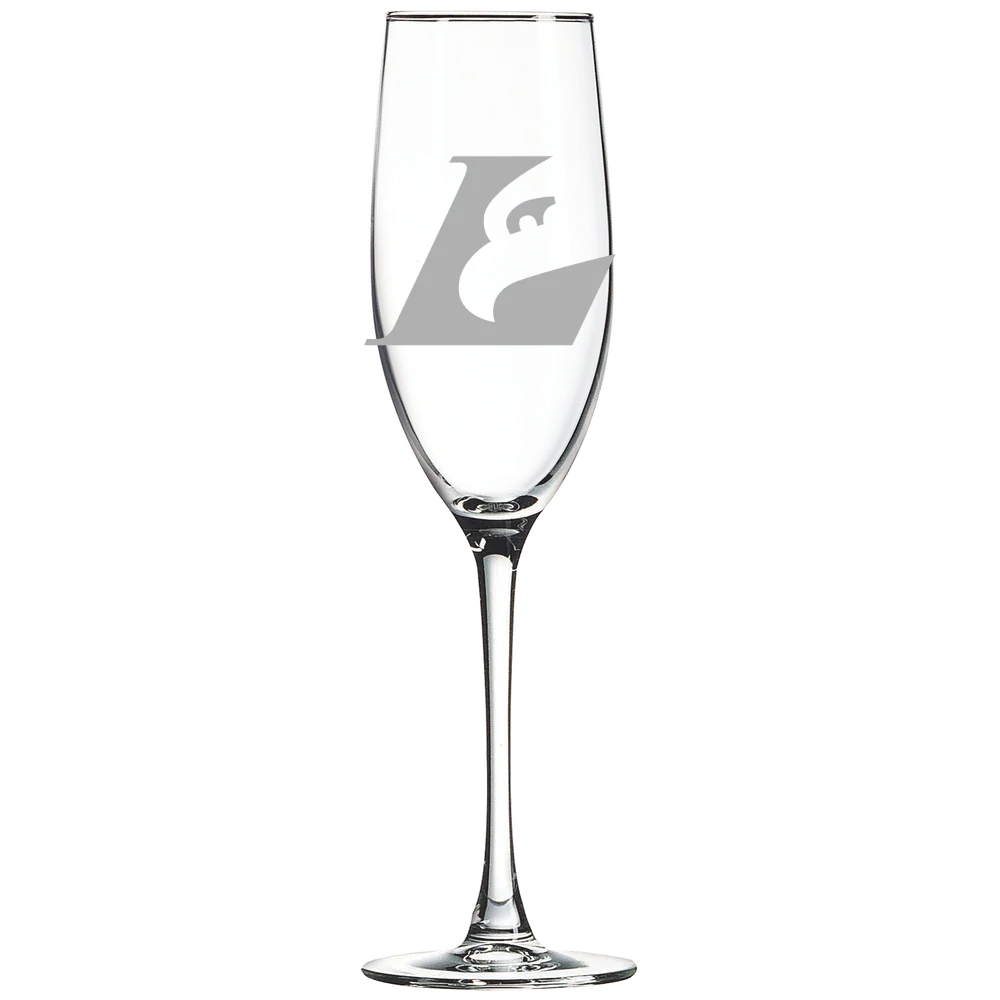 University of Wisconsin-La Crosse Polar Camel 8 oz. Champagne Flute