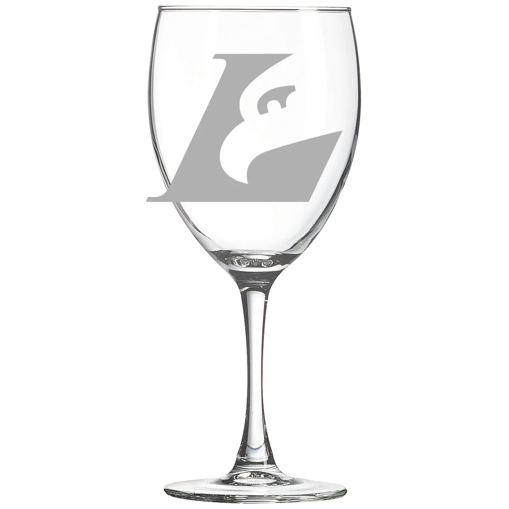 University of Wisconsin-La Crosse Polar Camel 10 1/2 oz. Wine Glass