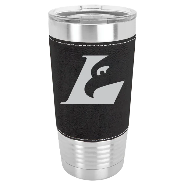 University of Wisconsin-La Crosse Polar Camel 20 oz. Leatherette Grip Tumbler with Standard Lid