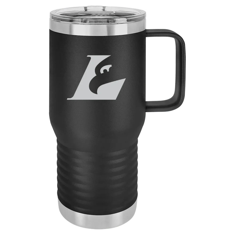 University of Wisconsin-La Crosse Polar Camel 20 oz. Travel Mug with Slider Lid
