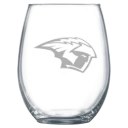 University of Wisconsin-Oshkosh Polar Camel 15 oz. Stemless Wine Glass
