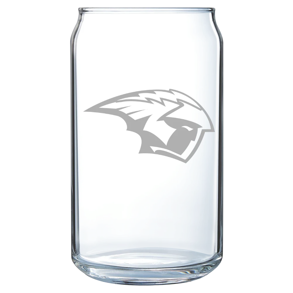 University of Wisconsin-Oshkosh Polar Camel 16 oz. Can Glass