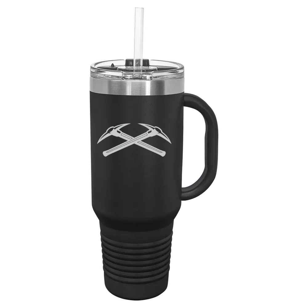 University of Wisconsin-Platteville Polar Camel 40 oz. Travel Mug with Snap Lid & Straw