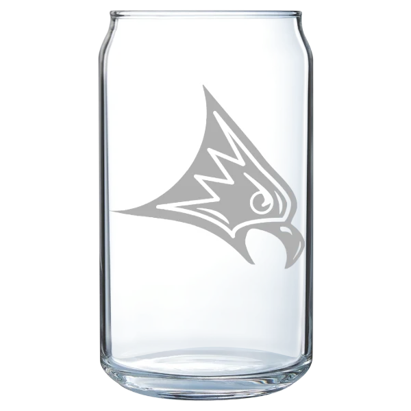 University of Wisconsin-River Falls Polar Camel 16 oz. Can Glass