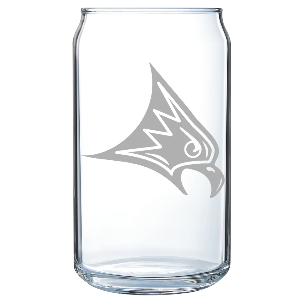 University of Wisconsin-River Falls Polar Camel 16 oz. Can Glass