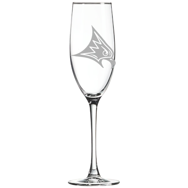 University of Wisconsin-River Falls Polar Camel 8 oz. Champagne Flute
