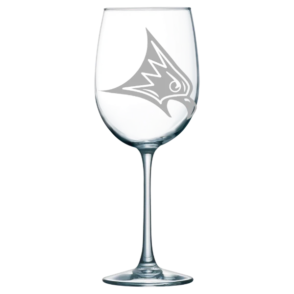 University of Wisconsin-River Falls Polar Camel 19 oz. Wine Glass
