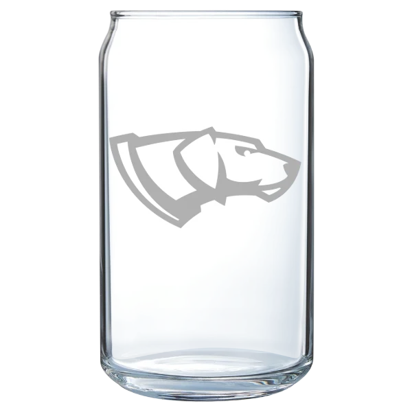 University of Wisconsin-Stevens Point Polar Camel 16 oz. Can Glass