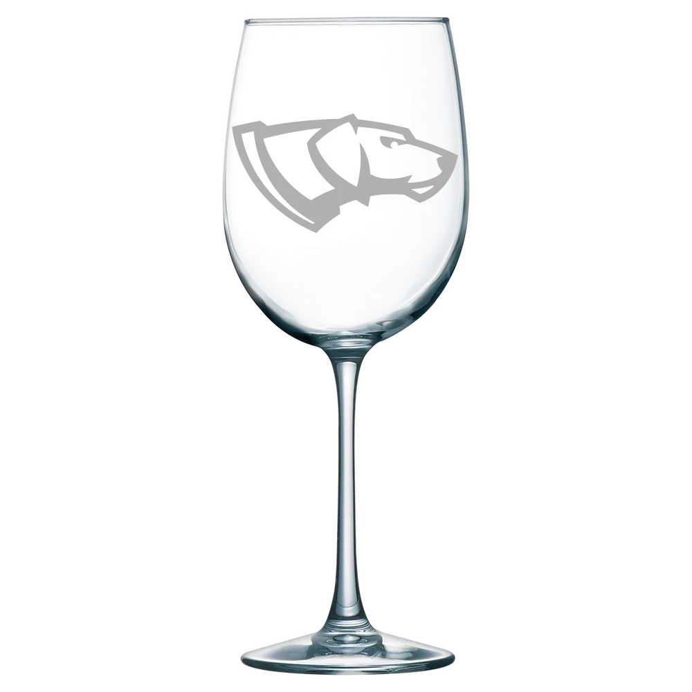 University of Wisconsin-Stevens Point Polar Camel 19 oz. Wine Glass