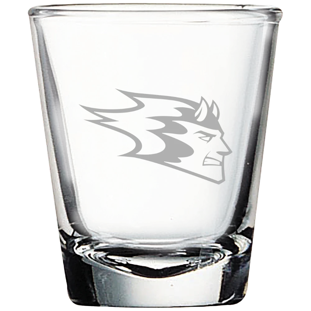 University of Wisconsin-Stout Polytechnic Polar Camel 1.7 oz. Shot Glass