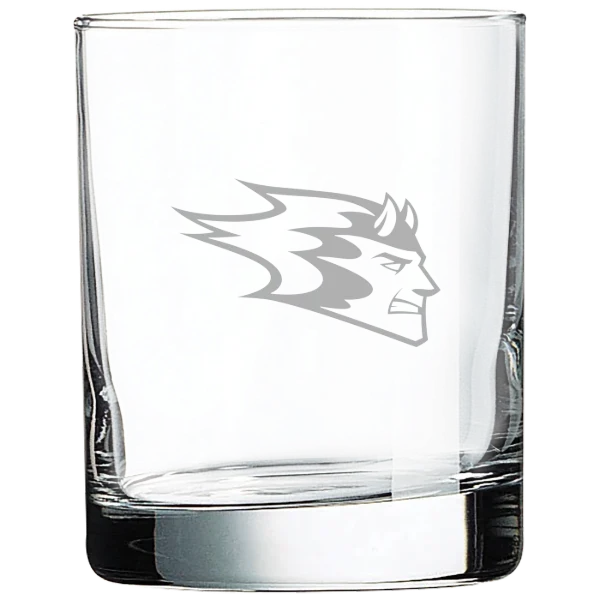 University of Wisconsin-Stout Polytechnic Polar Camel 10 1/2 oz. On The Rocks Glass