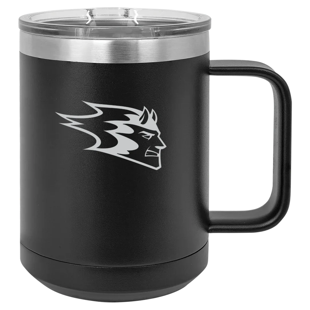 University of Wisconsin-Stout Polytechnic Polar Camel 15 oz. Mug with Slider Lid