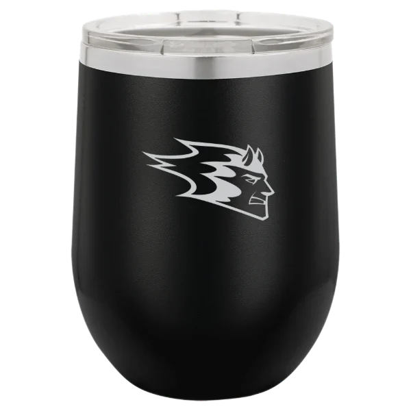 University of Wisconsin-Stout Polytechnic Polar Camel 12 oz. Stemless Wine Tumbler