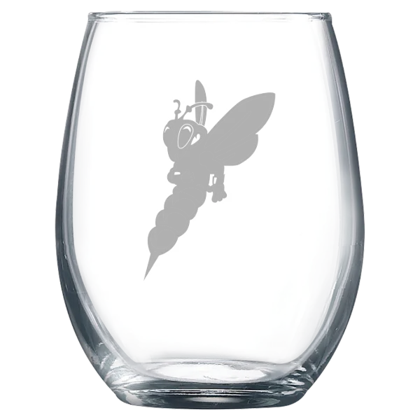 University of Wisconsin-Superior Polar Camel 9 oz. Stemless Wine Glass