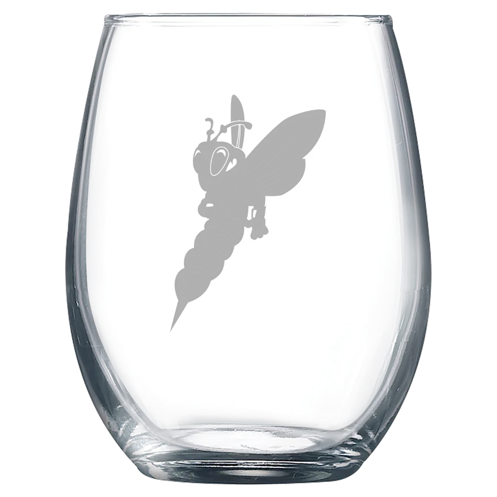 University of Wisconsin-Superior Polar Camel 9 oz. Stemless Wine Glass