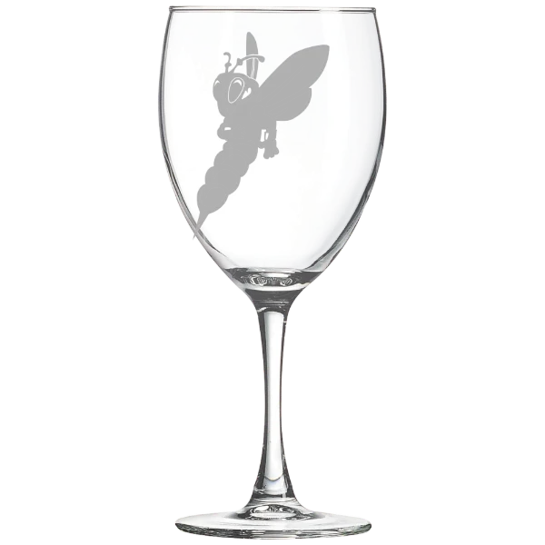 University of Wisconsin-Superior Polar Camel 10 1/2 oz. Wine Glass