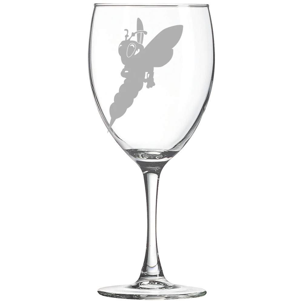 University of Wisconsin-Superior Polar Camel 10 1/2 oz. Wine Glass