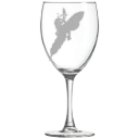 University of Wisconsin-Superior Polar Camel 10 1/2 oz. Wine Glass