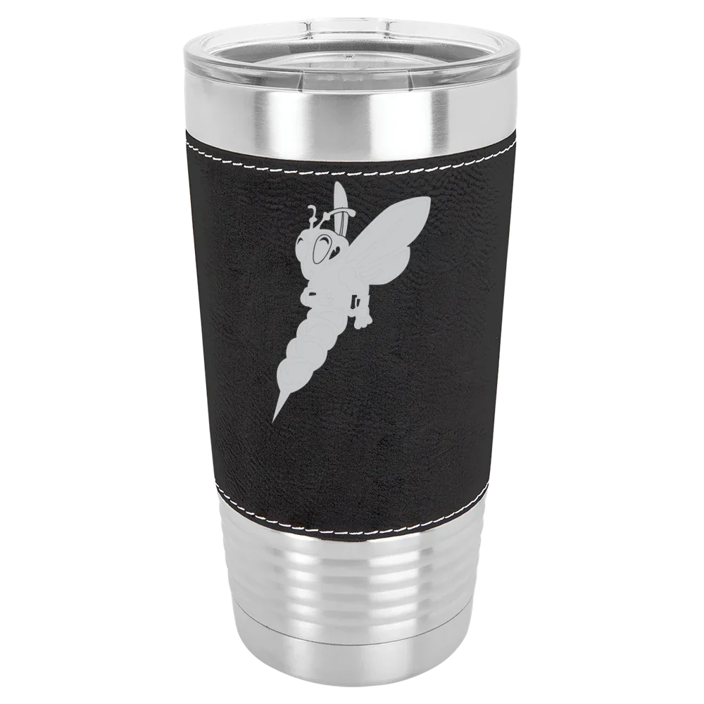University of Wisconsin-Superior Polar Camel 20 oz. Leatherette Grip Tumbler with Standard Lid